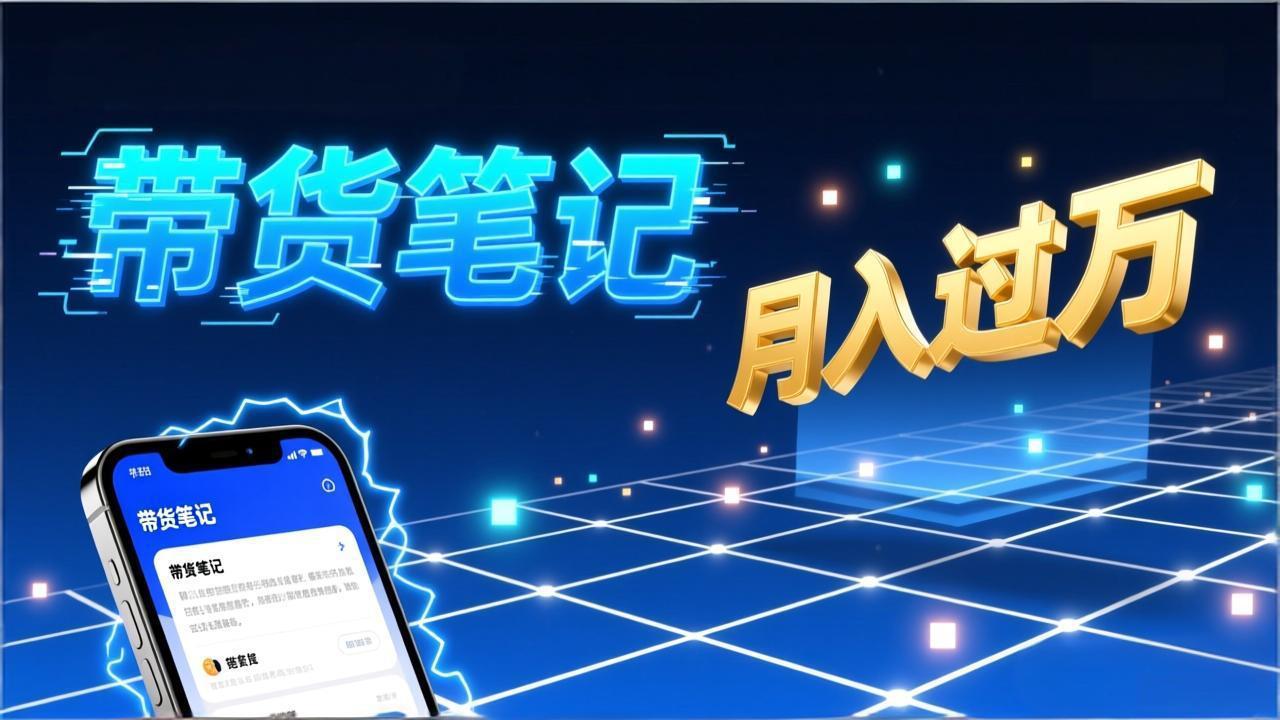 小红书爆款笔记带货实战：拆解封面标题正文全要素，手把手教你单篇笔记带货月入过万-梦清研习社