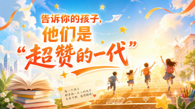 某付费社群专属文章:告诉你的孩子,他们是“超赞的一代”。