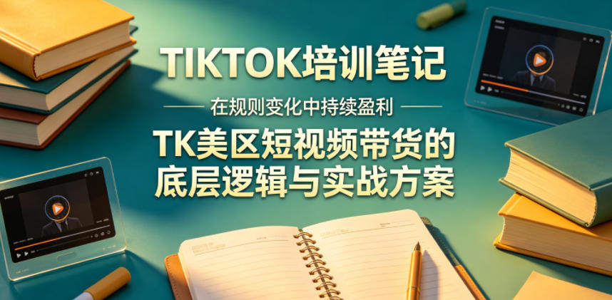 视界跨境TIKTOK4月17培训笔记，在规则变化中持续盈利，TK美区短视频带货的底层逻辑与实战方案【文档】-梦清研习社
