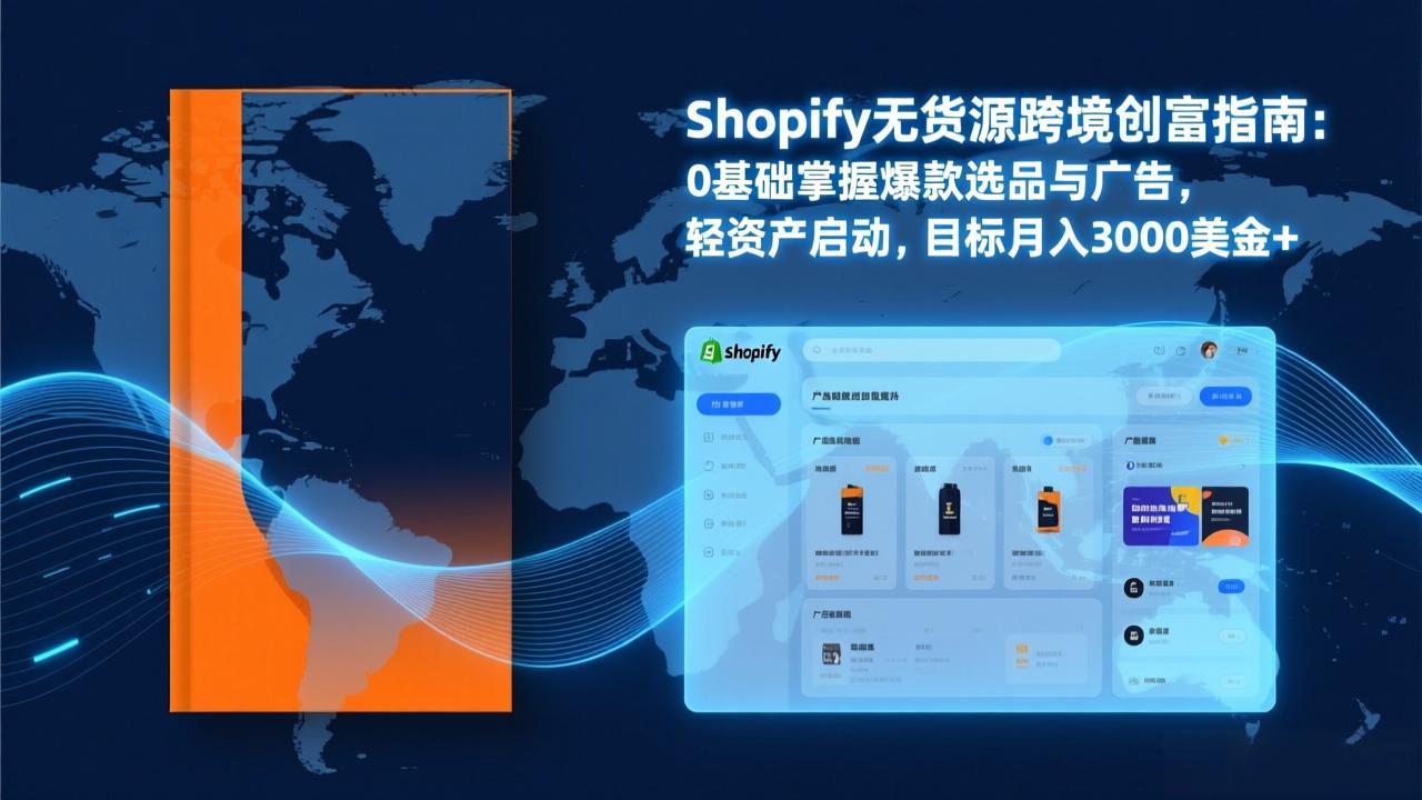 Shopify爆款打法实战：从选品到广告投放，复制爆款模型，驱动独立站月销售额破万刀-梦清研习社