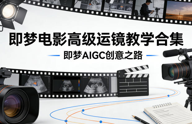 即梦电影高级运镜教学合集，即梦AIGC创意之路-梦清研习社