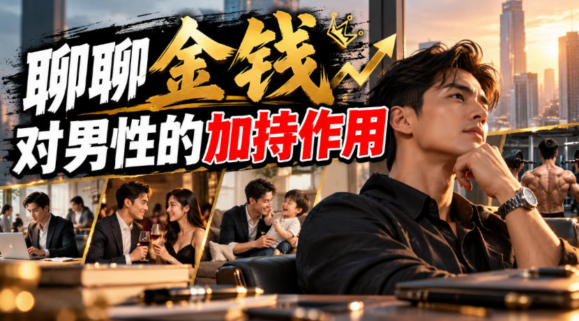 某公众号付费文章：聊聊金钱对男性的加持作用-梦清研习社