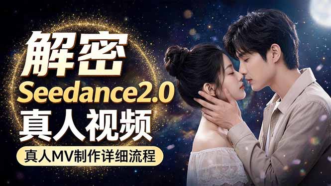 Seedance 2.0电影级真人 MV全流程拆解：提示词、运镜、粒子特效，手把手实操-梦清研习社