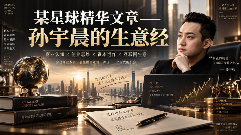 某星球精华文章——孙宇晨的生意经-梦清研习社