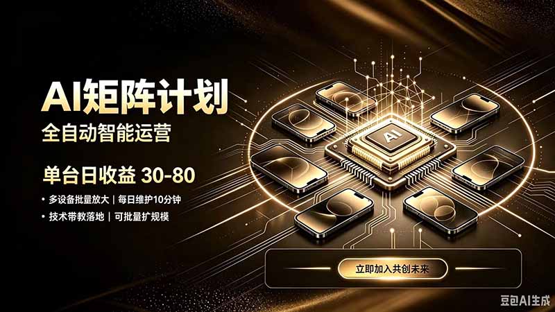 AI智能对话，矩阵规模化创业，全程技术扶持，长久稳定，日入800+-梦清研习社