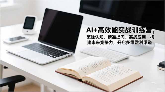 AI+高效能实战训练营，破除认知、精准提问、实战应用，构建未来竞争力，开启多维盈利渠道-梦清研习社