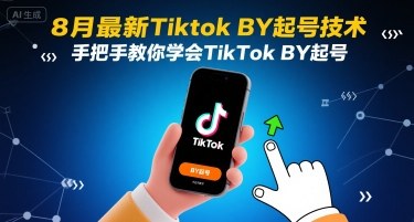 8月最新Tiktok搬运起号技术，手把手教你学会TikTok搬运起号-梦清研习社