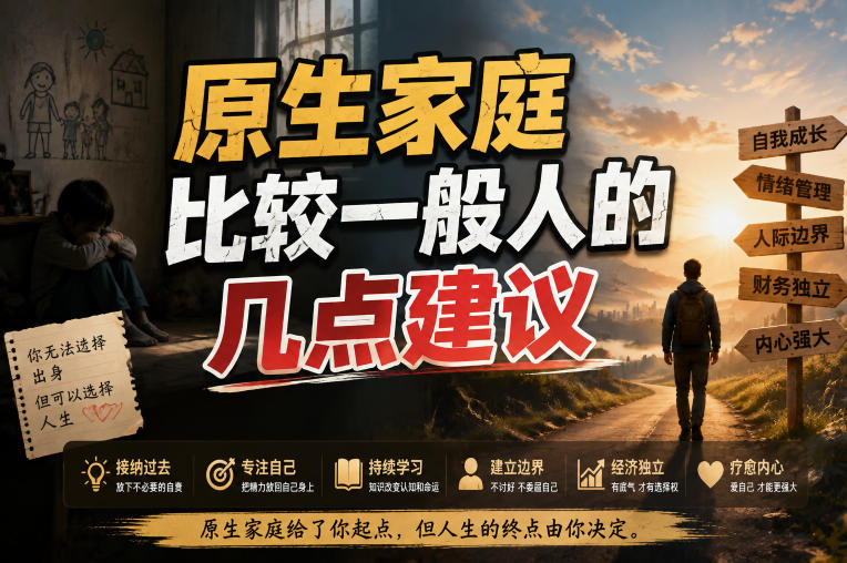 付费文章：给原生家庭比较一般人的几点建议-梦清研习社