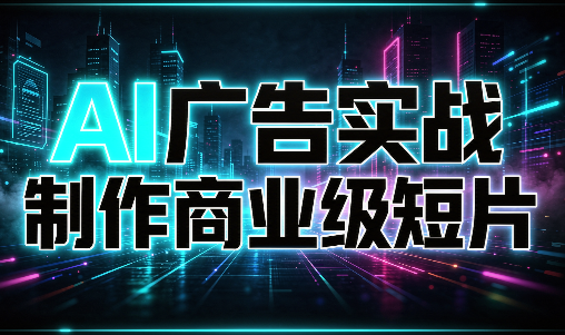 AI广告实战制作商业级短片-梦清研习社