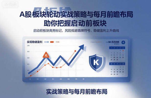 A股板块轮动实战策略与每月前瞻布局，助你把握启动前板块，规避风险，实现稳健盈利-梦清研习社