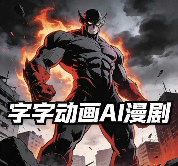 字字动画AI漫剧2026年第1期系统课程，小白看完就能学会实操的漫剧课，单人月收1-3W-梦清研习社