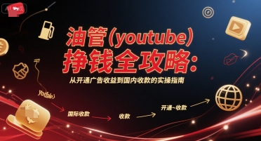 油管(youtube)挣钱全攻略：从开通广告收益到国内收款的实操指南-梦清研习社