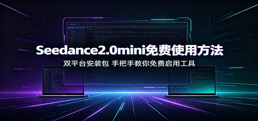 Seedance2.0mini免费使用方法:双平台安装包,手把手教你免费启用工具-梦清研习社