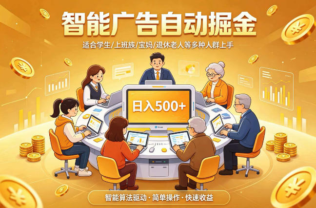 2026年最好做的项目：自动掘金项目，小白轻易上手，单日轻松收入500+【揭秘】-梦清研习社