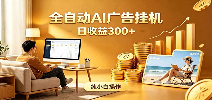 AI风口项目，全程解放双手，后台自动运行赚取收益，每天稳定收益300+-梦清研习社