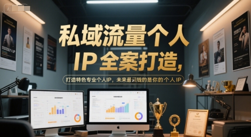 私域流量个人IP全案打造,打造特色专业个人IP,未来最值钱的是你的个人IP-梦清研习社
