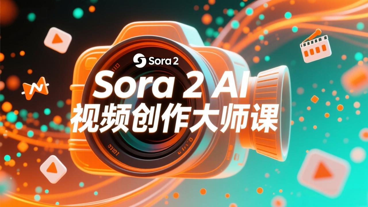 如何利用Sora 2创建流行AI人工智能视频大师班教程：掌握创作全流程，产出百万播放内容-梦清研习社