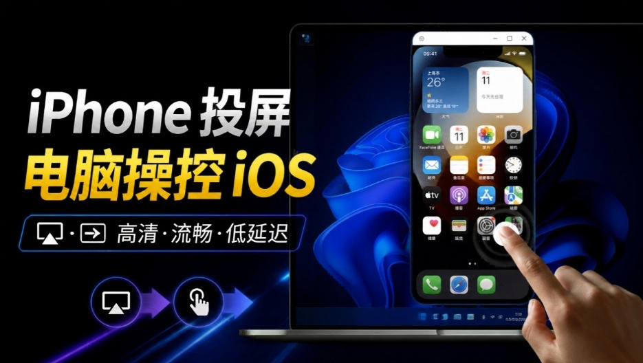 iPhone投屏到Windows电脑，还支持操控IOS系统，多台设备能同时上屏，有点意思iPhoneMirror-梦清研习社
