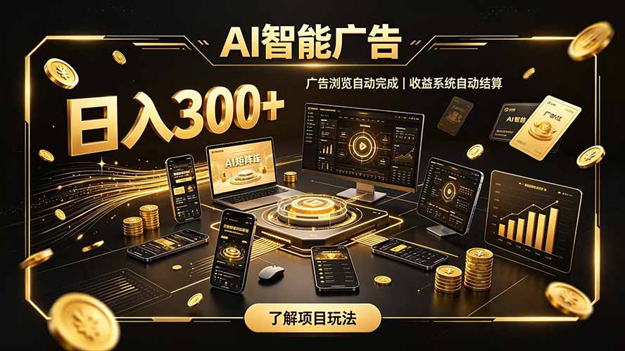 自研 AI 系统｜轻资产起步｜长期稳定收益｜宝妈 上班族轻轻松松日入300+-梦清研习社