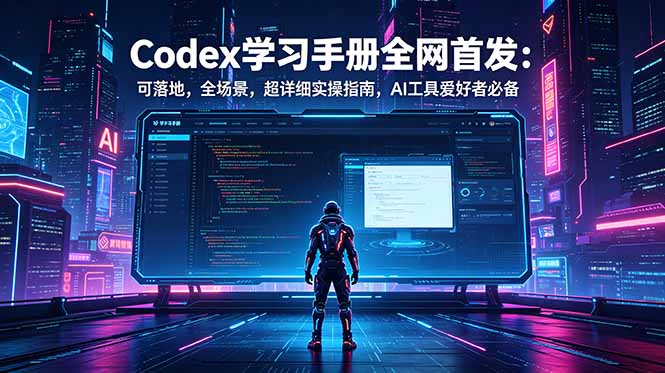 Codex学习手册全网首发：可落地，全场景，超详细实操指南，AI工具爱好者必备-梦清研习社