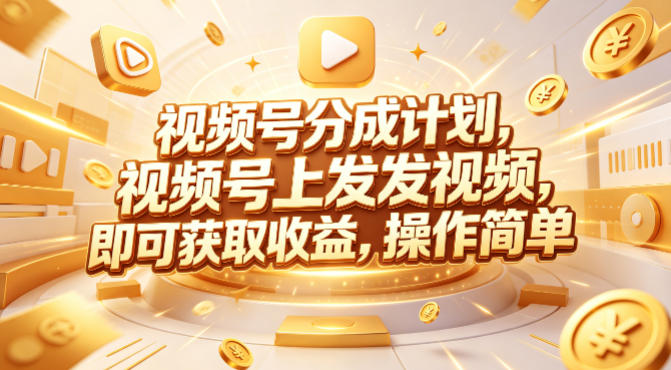 视频号分成计划，599元众筹的Red团队课程，视频号上发发视频，即可获取收益，操作简单-梦清研习社