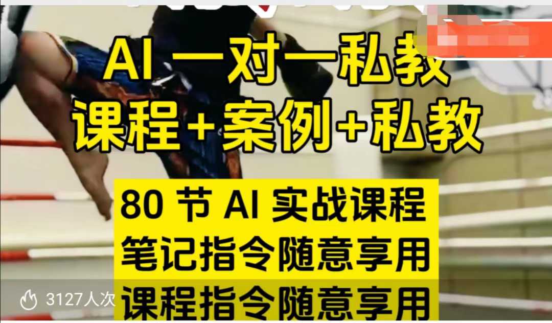AI指令实战课，课程+案例，80节AI实战课程，笔记指令随意享用，课程指令随意享用(更新7月)-梦清研习社