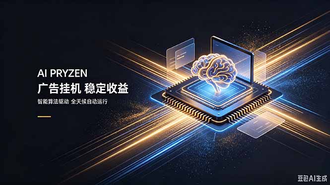AI Pryzen 广告挂机|24小时自动跑,日入300-500,新手零门槛-梦清研习社