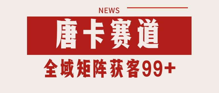 唐卡赛道私域引流获客 自热矩阵SOP日引流99+精准客资-梦清研习社