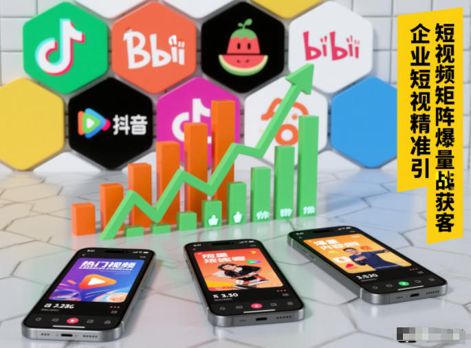 企业短视频精准引流矩阵获客,短视频矩阵爆量战法-梦清研习社