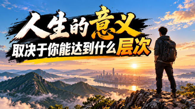 某公众号付费文章：人生的意义，取决于你能达到什么层次-梦清研习社