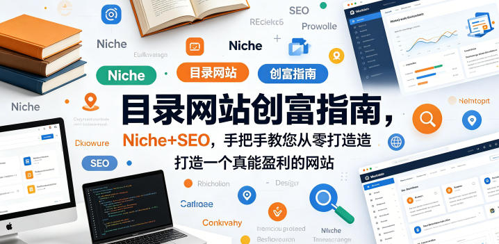 目录网站创富指南，Niche+SEO，手把手教您从零打造打造一个真能盈利的网站【原创双语字幕】-梦清研习社