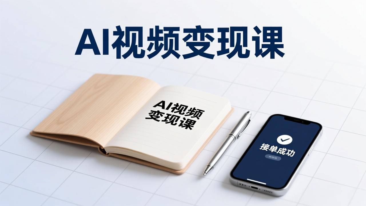 AI视频变现课，学完即可创作短片、接商单，实现副业增收，单项目报价可达千元-梦清研习社