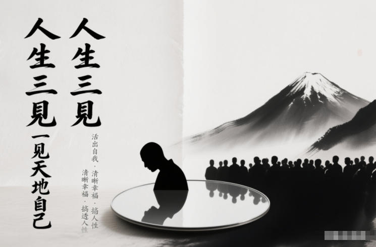 人生三见一见天地见众生见自己，活出自我拥有清晰幸福人生，搞透人性-梦清研习社