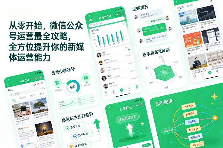 从零开始，微信公众号运营最全攻略，全方位提升你的新媒体运营能力-梦清研习社