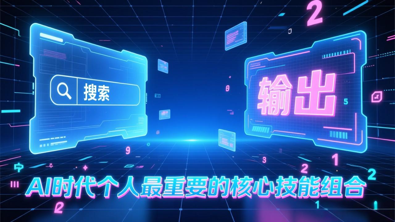 付费文章：AI时代个人最重要的核心技能组合：“输出能力”和“搜索能力”-梦清研习社