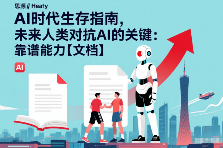 AI时代生存指南，未来人类对抗AI的关键：靠谱能力【文档】-梦清研习社