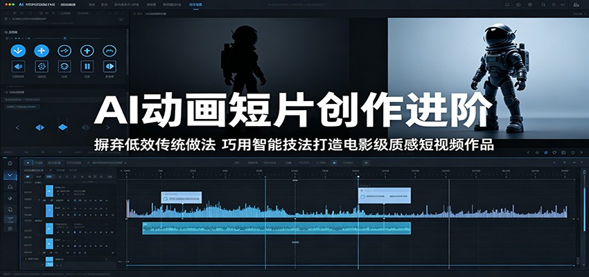 AI动画短片创作进阶：摒弃低效传统做法，巧用智能技法打造电影级质感短视频作品-梦清研习社