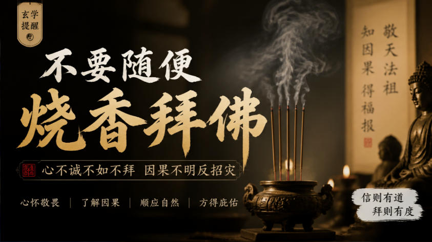 某公众号付费文章：玄学提醒：不要随便烧香拜佛-梦清研习社