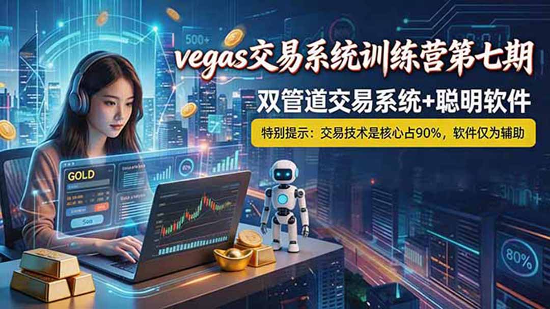 【海外美金AI搬砖】Vegas交易技术+聪明软件， 黄金期货日赚50-1000U， 长期稳定，小白轻松上手-梦清研习社