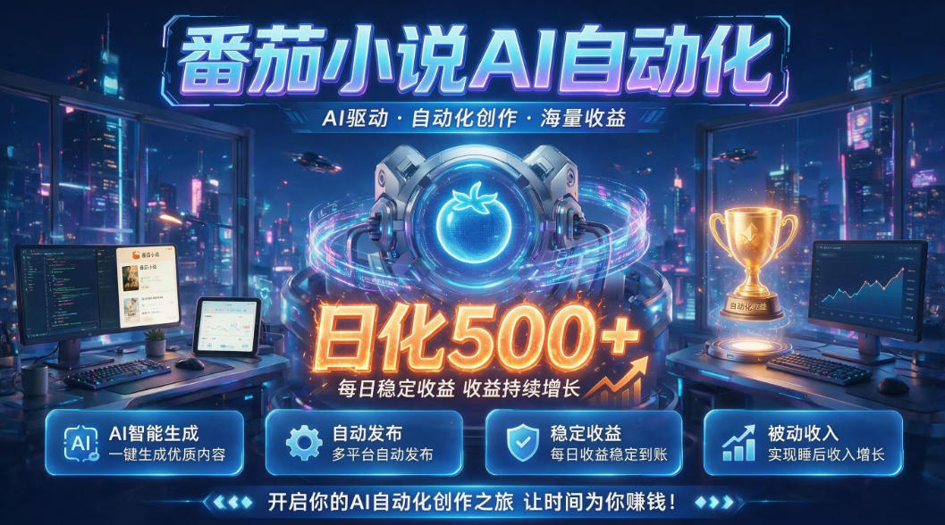 小白可做番茄AI，居家轻创业，每日稳赚500➕，普通人低门槛轻松线上增收【揭秘】-梦清研习社