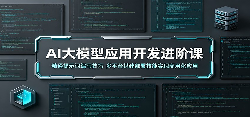 AI大模型应用开发进阶课：精通提示词编写技巧，多平台搭建部署技能实现商用化应用-梦清研习社