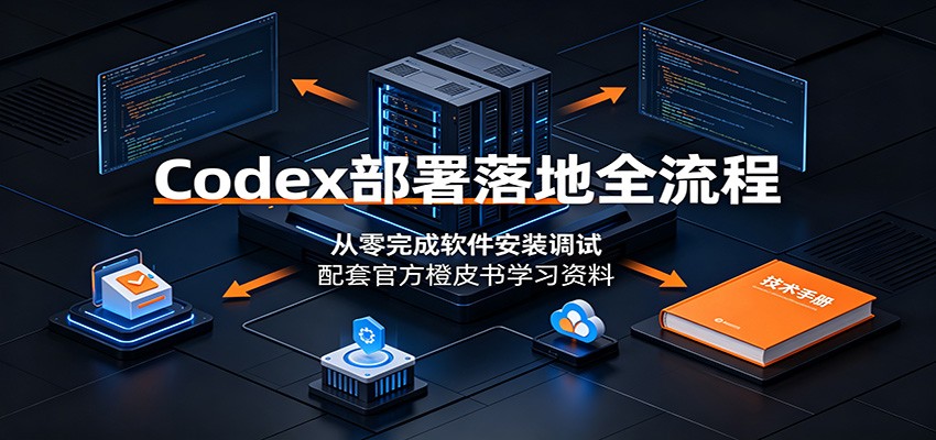 Codex部署落地全流程：从零完成软件安装调试，配套官方橙皮书学习资料-梦清研习社