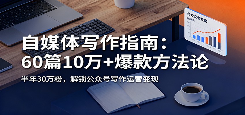 自媒体写作指南：60篇10万+爆款方法论，半年30万粉，解锁公众号写作运营变现-梦清研习社