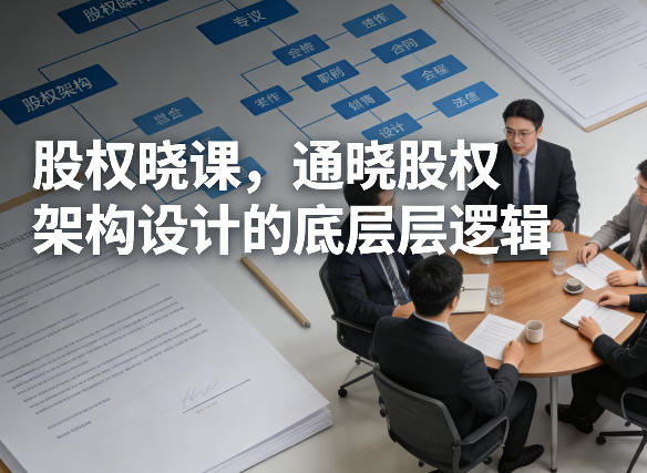 股权晓课，通晓股权架构设计的底层逻辑-梦清研习社