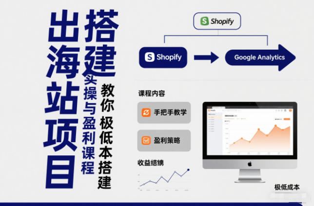 小淘出海站项目,搭建实操与盈利课程,手把手教你用极低成本搭建-梦清研习社