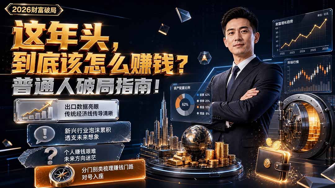 付费文章：这年头，到底该怎么赚钱？普通人破局指南！-梦清研习社