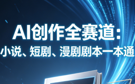 AI创作全赛道：小说、短剧、漫剧剧本一本通(更新7月)-梦清研习社