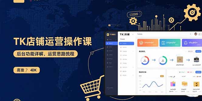 TK店铺运营实操课：后台功能详解，商品上架流程，运营思路拆解-梦清研习社