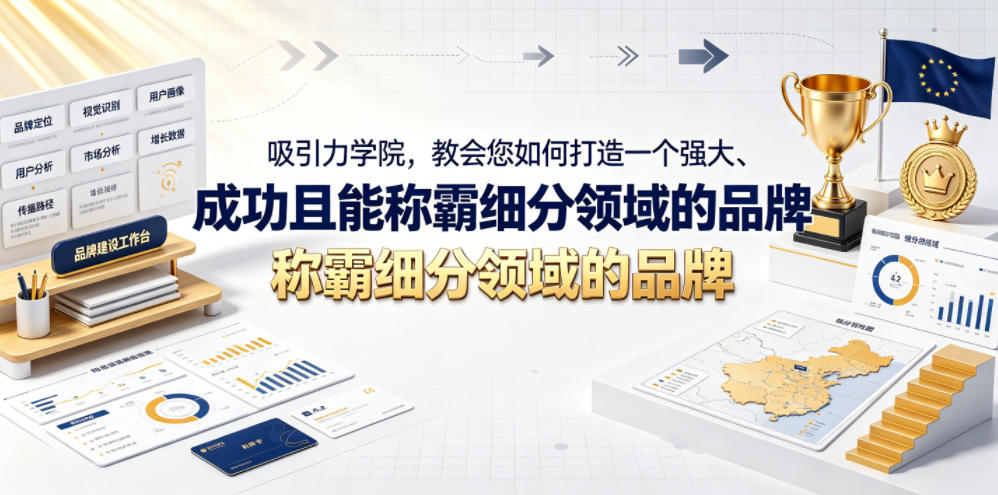 吸引力学院，教会您如何打造一个强大、成功且能称霸细分领域的品牌！【原创双语字幕】-梦清研习社