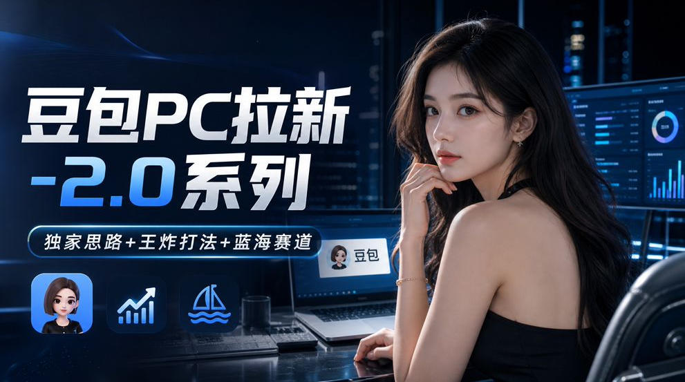 豆包PC拉新2.0系列-独家思路+王炸打法+蓝海赛道-梦清研习社